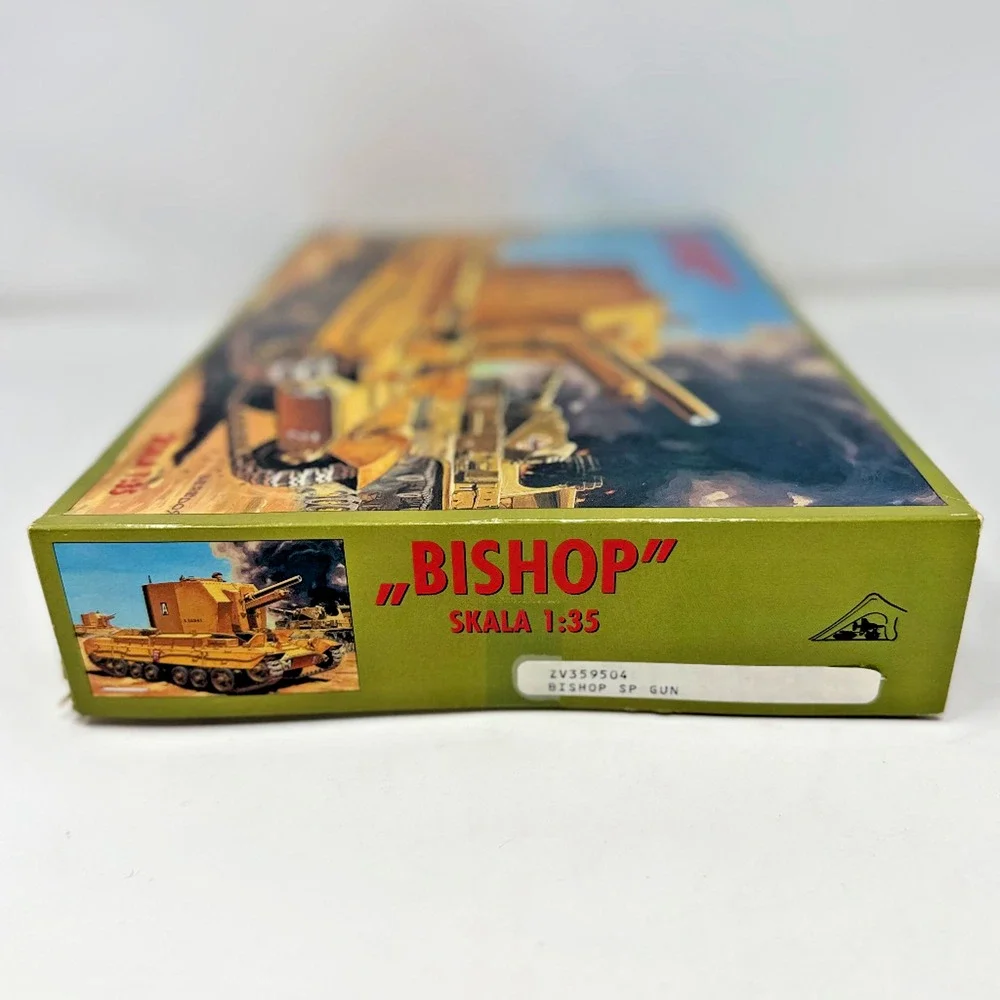 Maquette Bishop 1/35 British WWII SP Gun Plastic Model Kit Vintage 1996 New